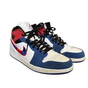 Air Jordan 1 Mid 'Multicolored Swoosh Men’s size 13